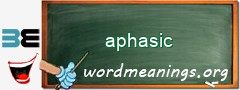 WordMeaning blackboard for aphasic